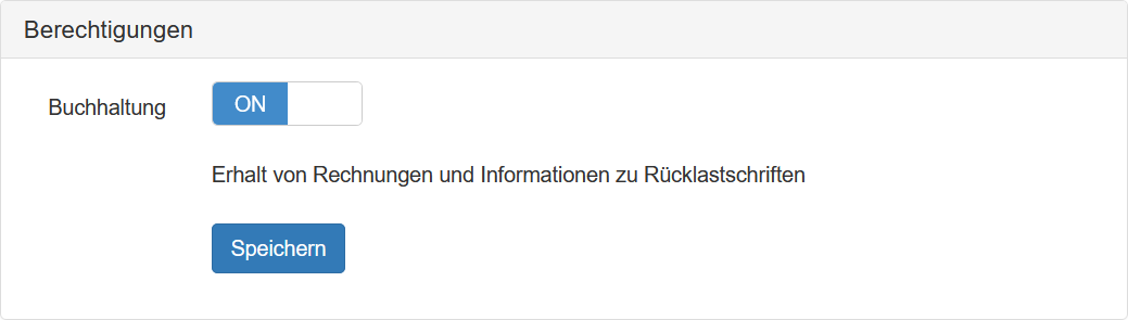 Berechtigung zum Erhalt von Buchhaltungsbelegen